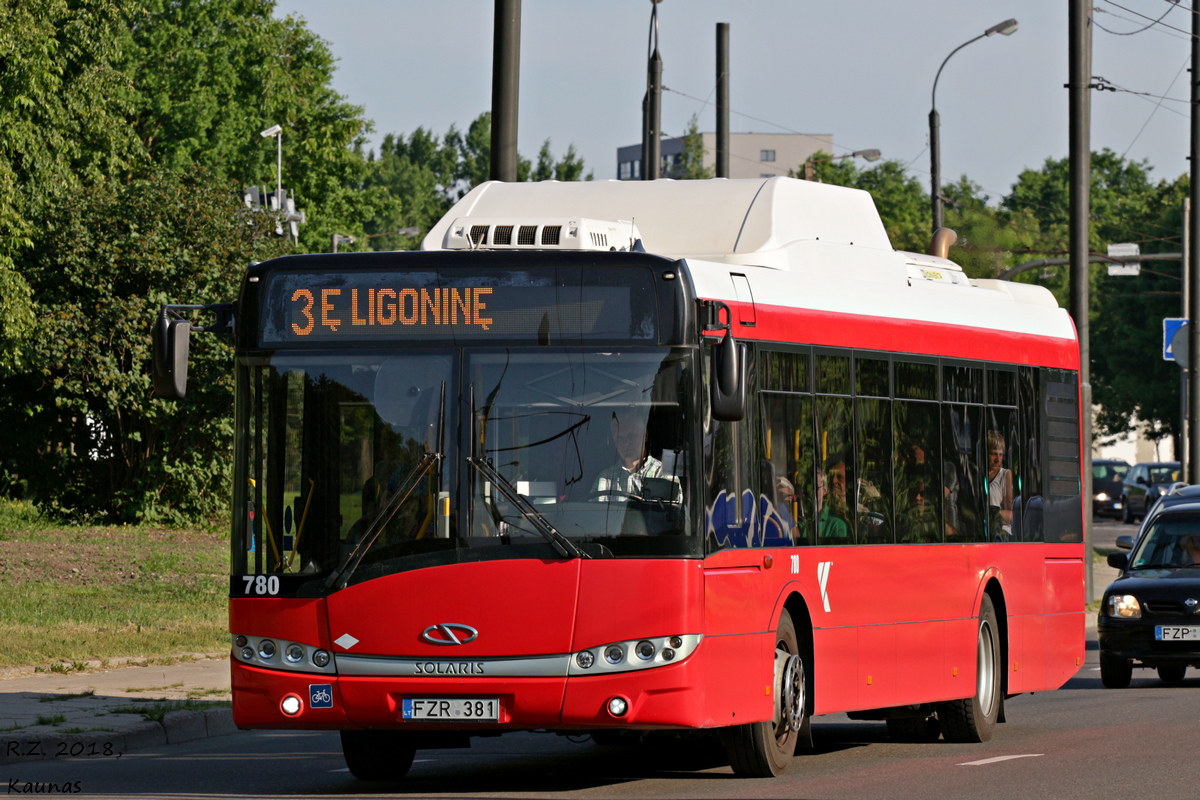 Литва, Solaris Urbino III 12 CNG № 780