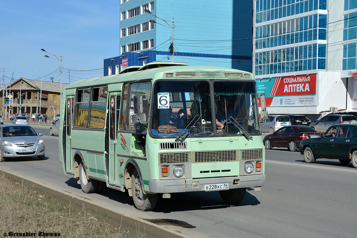 Саха (Якутия), ПАЗ-32054 № В 228 КС 14