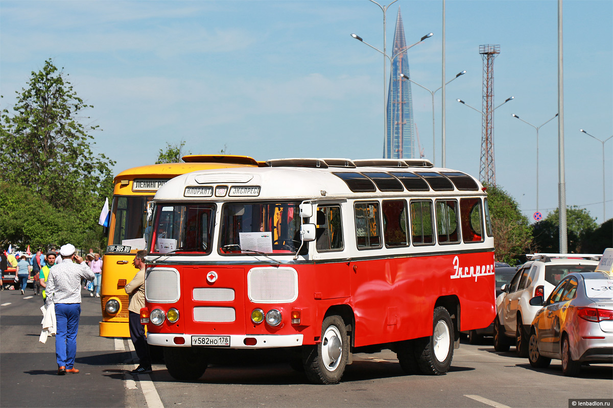 Санкт-Петербург, ПАЗ-672М № У 582 НО 178; Санкт-Петербург — IV Петербургский парад ретро-транспорта 26 мая 2018 г.