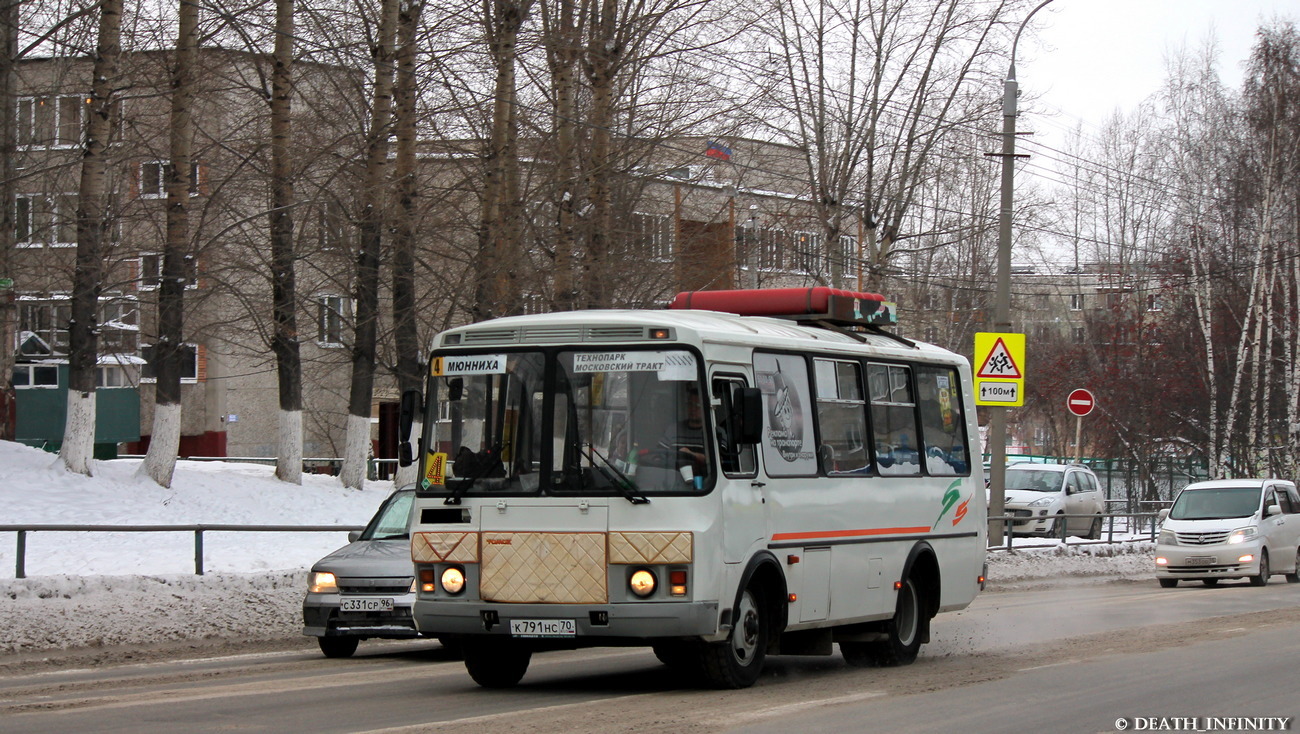 Томская область, ПАЗ-32054 № К 791 НС 70