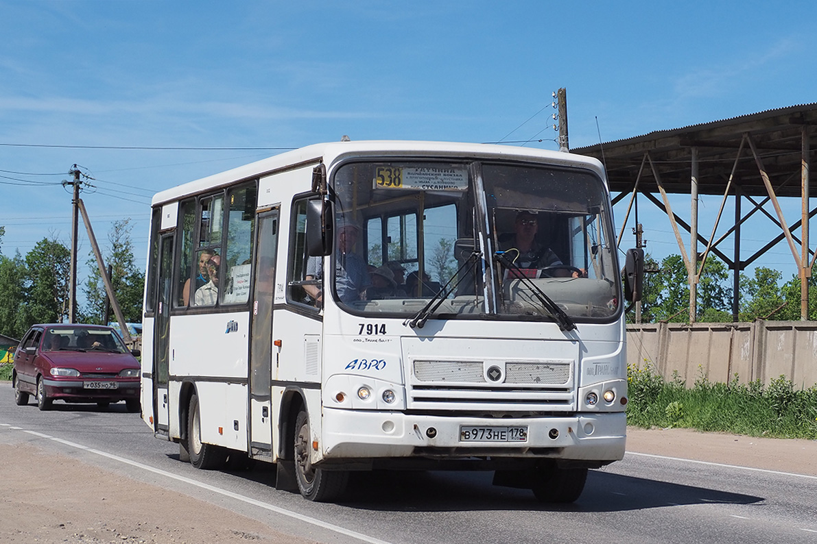 Ленинградская область, ПАЗ-320402-05 № 7914