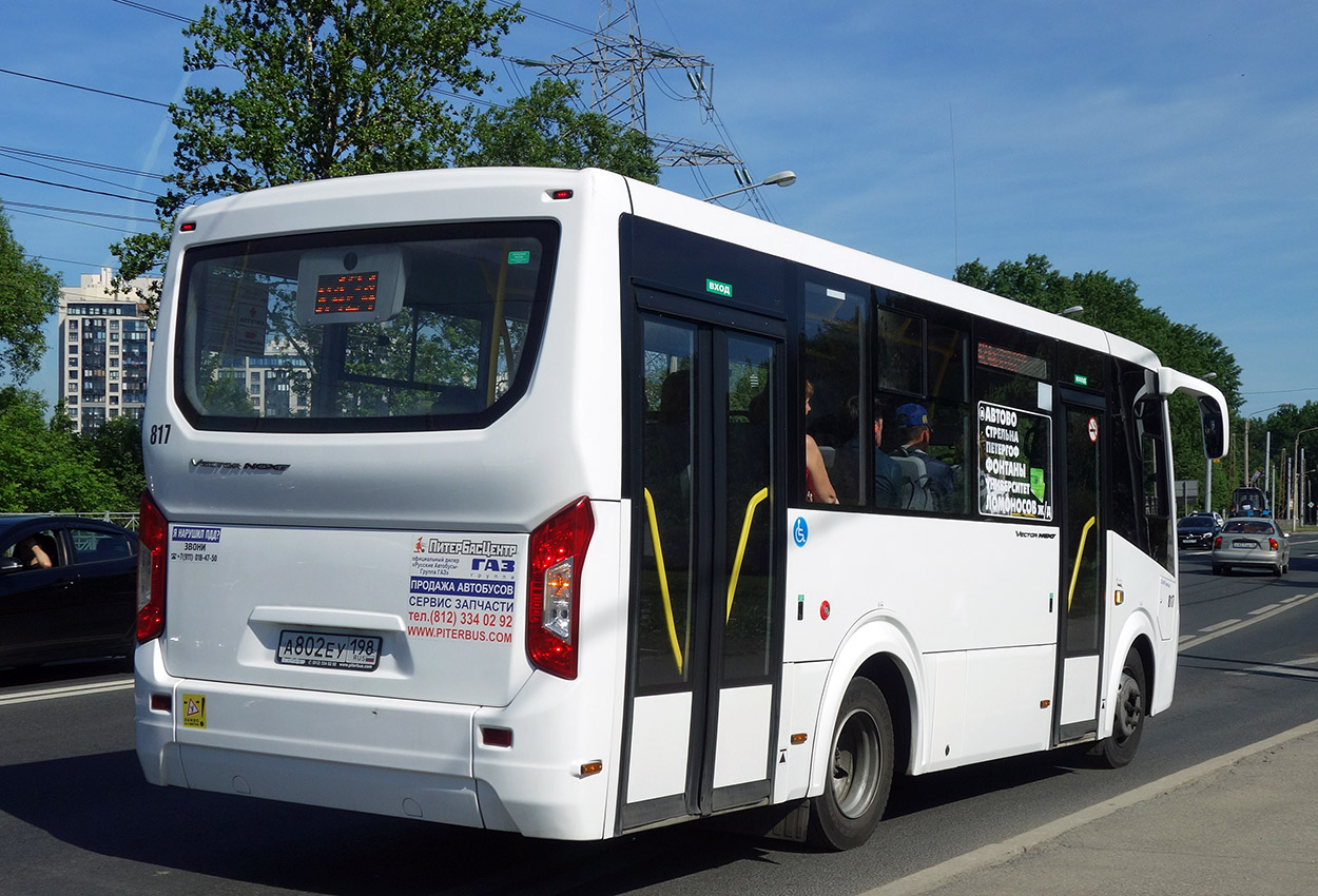 Санкт-Петербург, ПАЗ-320435-04 "Vector Next" № 817