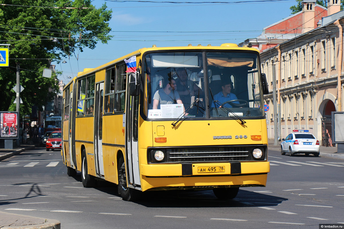 Санкт-Петербург, Ikarus 280.33O № 7016; Санкт-Петербург — IV Петербургский парад ретро-транспорта 26 мая 2018 г.