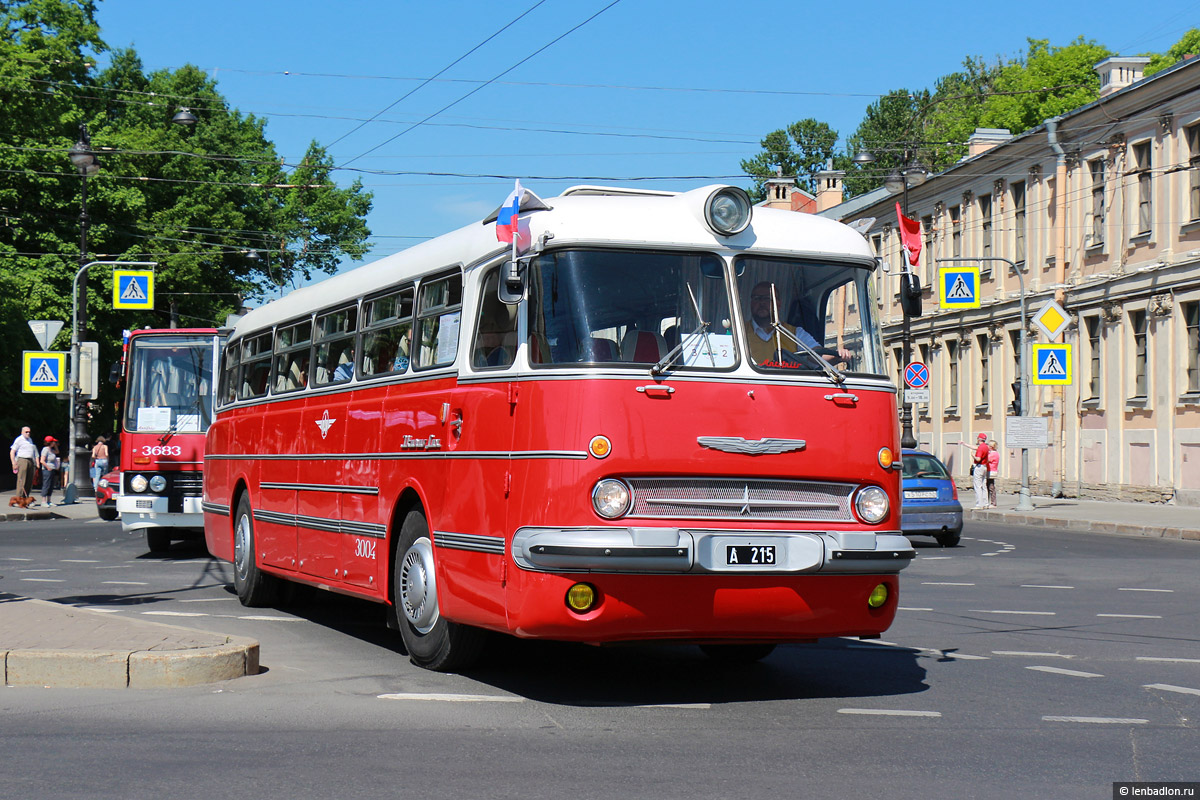 Эстония, Ikarus  55.14 Lux № A 215; Санкт-Петербург — IV Петербургский парад ретро-транспорта 26 мая 2018 г.