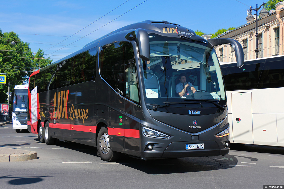 Эстония, Irizar i8 14,98 № 633 BTS; Санкт-Петербург — IV Петербургский парад ретро-транспорта 26 мая 2018 г.