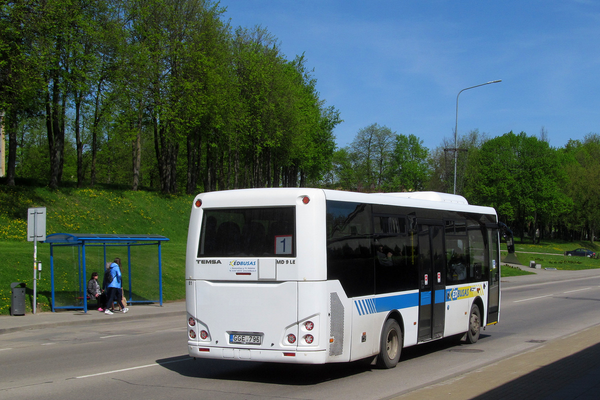 Литва, TEMSA MD9 LE № 81