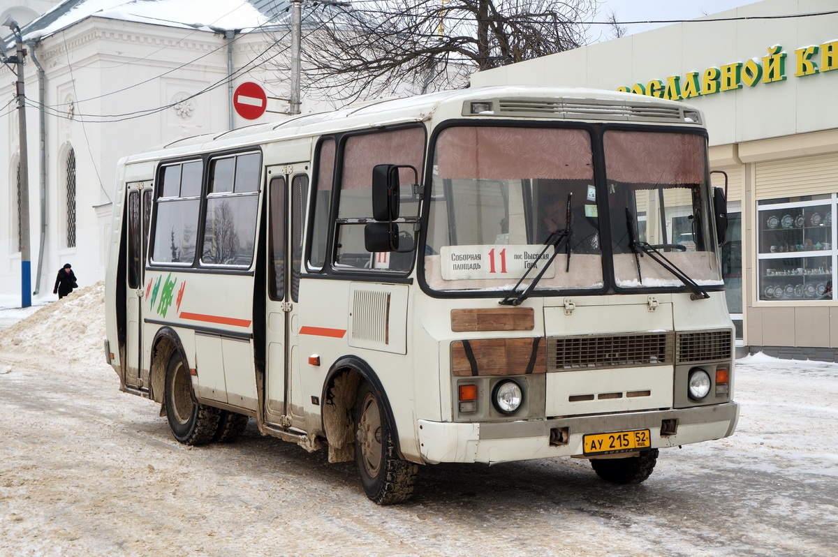 Нижегородская область, ПАЗ-32054 № АУ 215 52