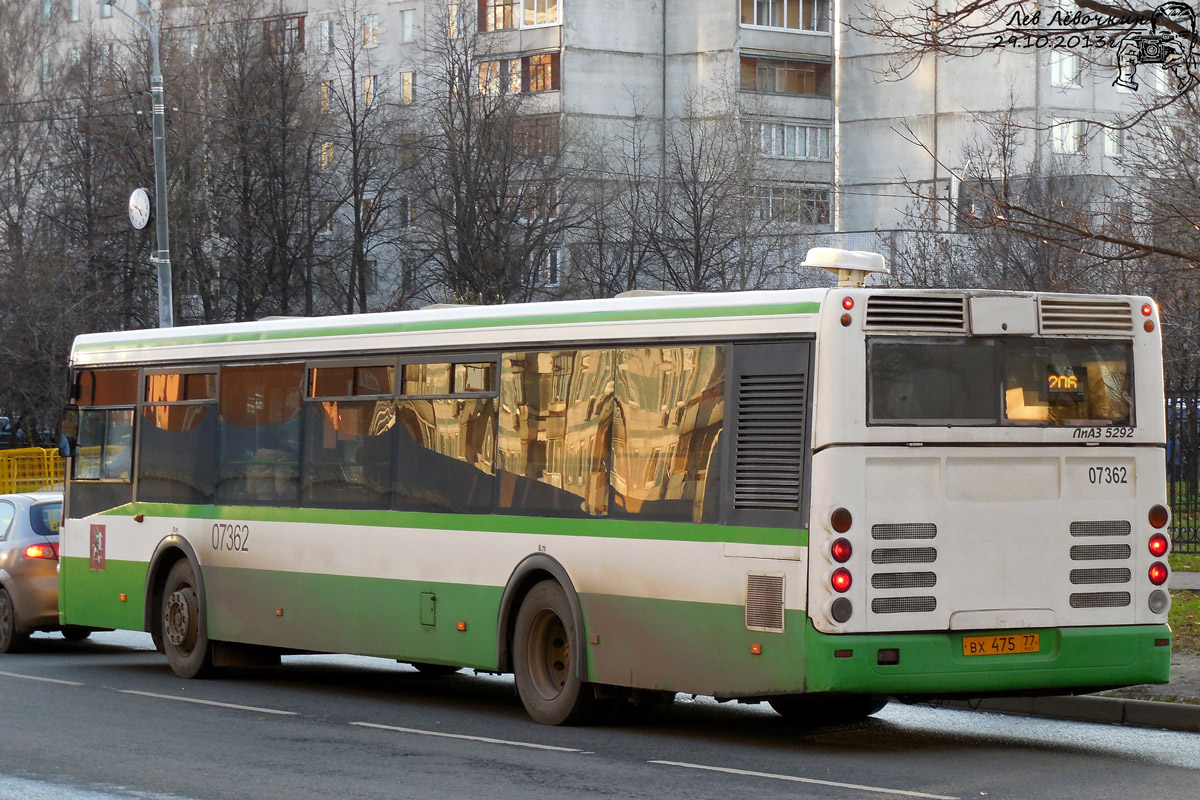 Москва, ЛиАЗ-5292.20 № 07362