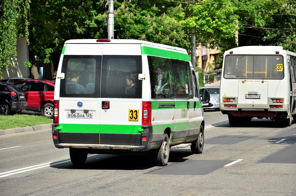 Ставропольский край, FIAT Ducato 244 CSMMC-RLL, -RTL № В 063 НА 126