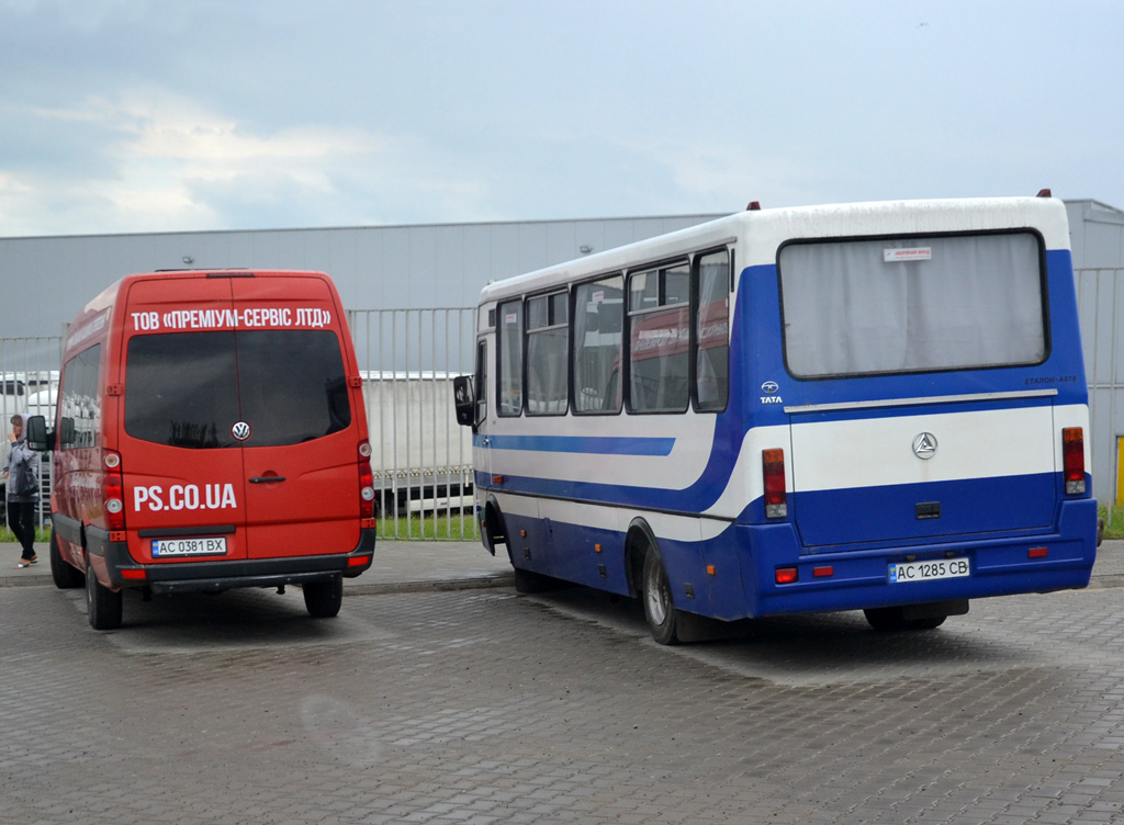 Волынская область, Volkswagen Crafter № AC 0381 BX; Волынская область, Эталон А079.54 "Мальва" № AC 1285 CB