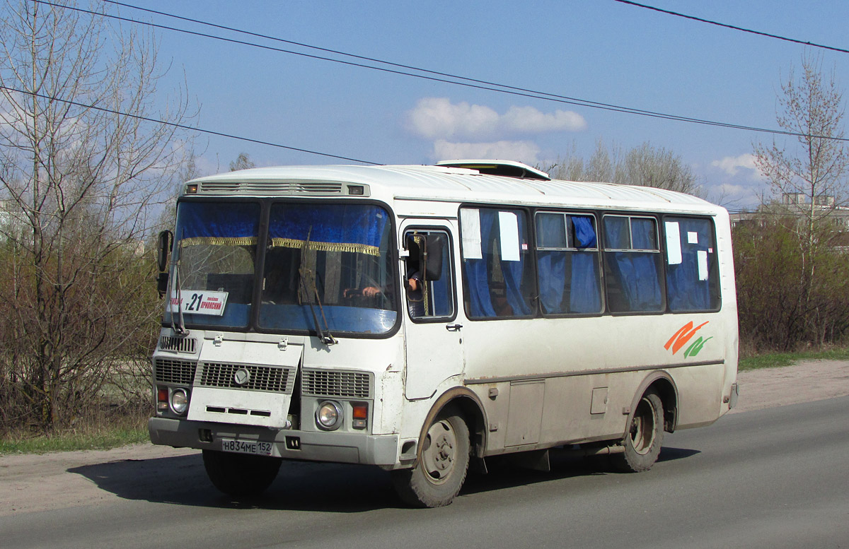 Нижегородская область, ПАЗ-32054 № Н 834 МЕ 152