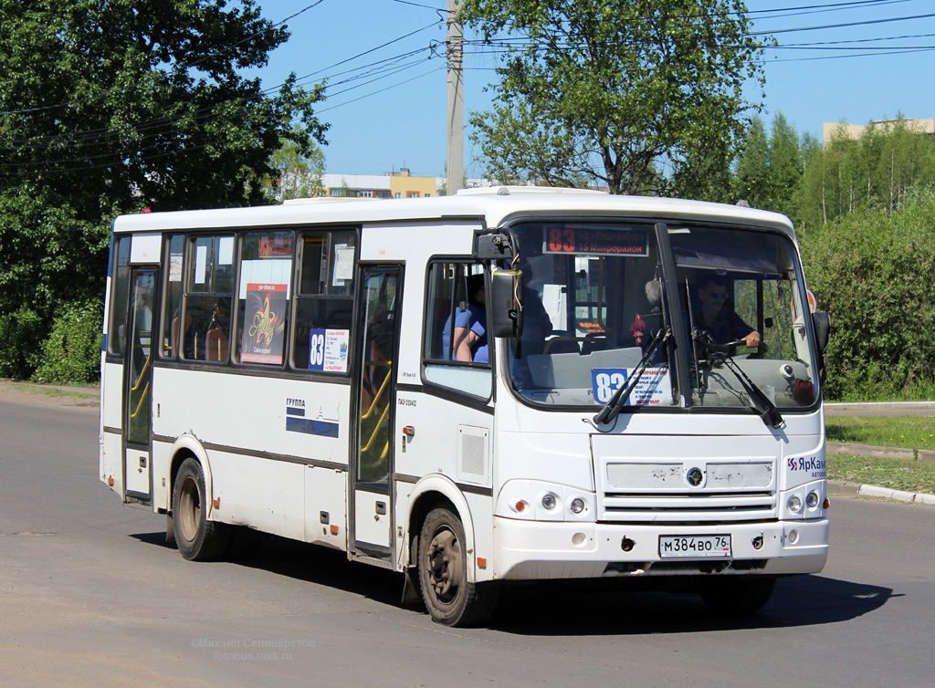 Ярославская область, ПАЗ-320412-05 № М 384 ВО 76