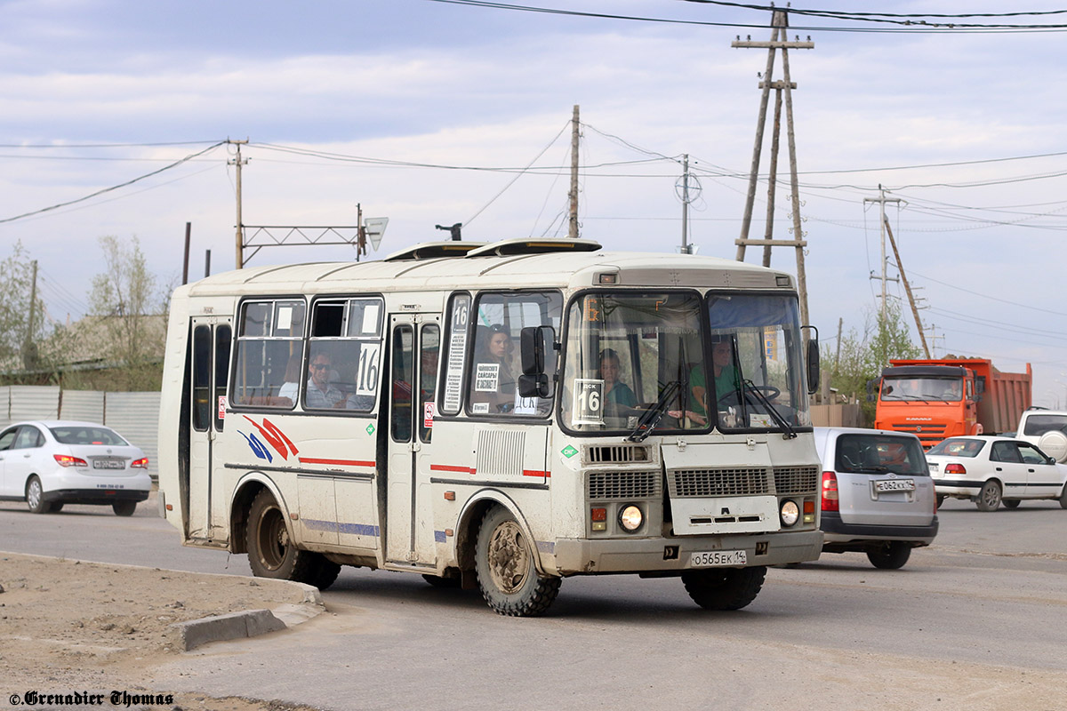 Jakutien Republik, PAZ-32054 Nr. О 565 ЕК 14