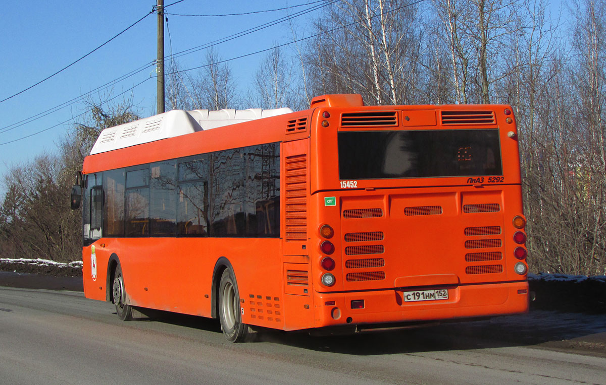 Нижегородская область, ЛиАЗ-5292.67 (CNG) № 15452