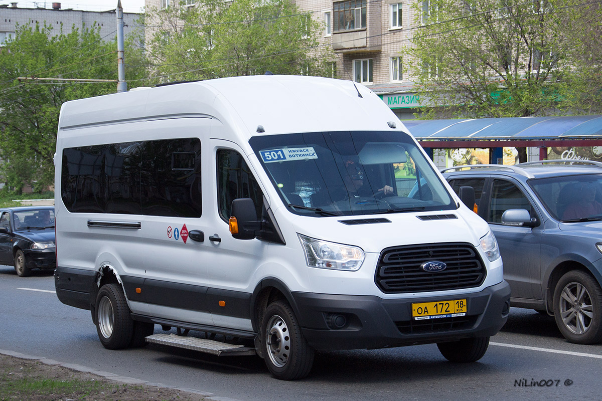 Удмуртия, Ford Transit FBD [RUS] (Z6F.ESG.) № ОА 172 18