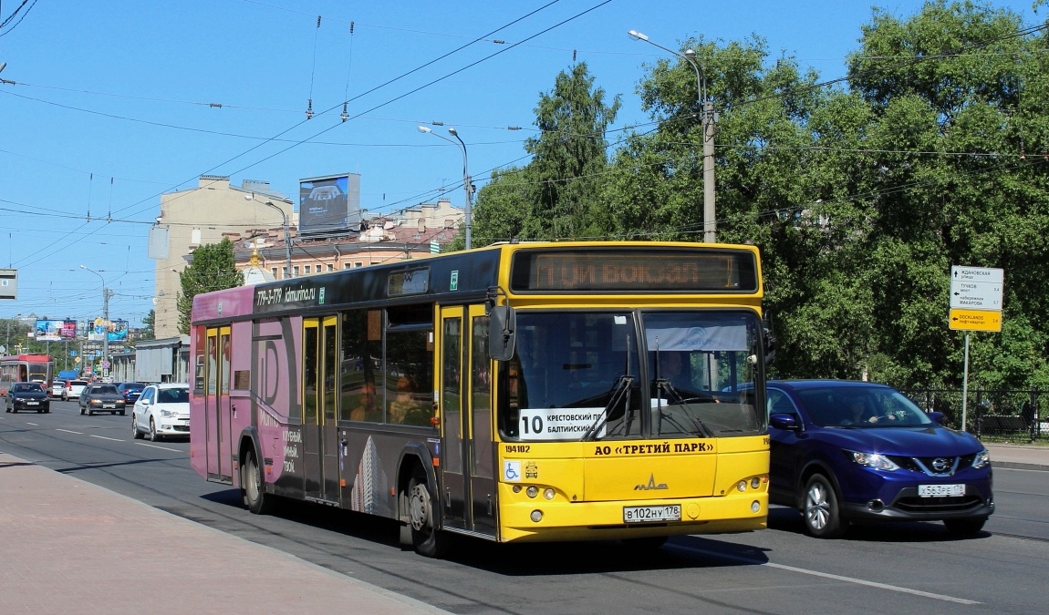 Санкт-Петербург, МАЗ-103.468 № В 102 НУ 178