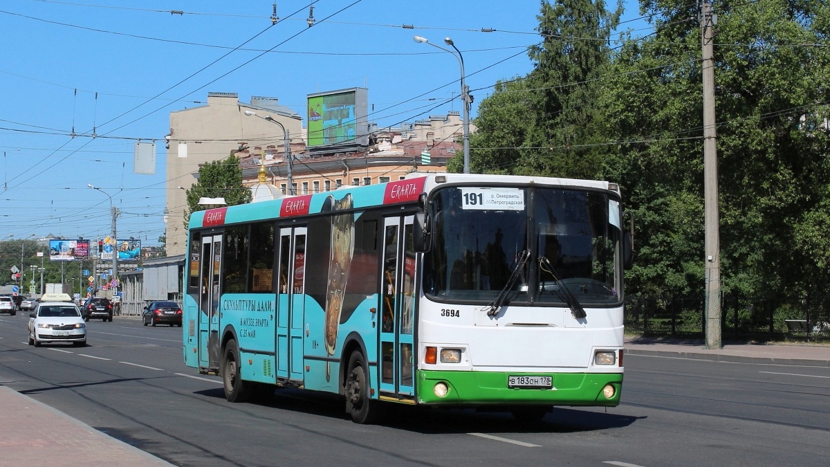 Санкт-Петербург, ЛиАЗ-5293.60 № 3694