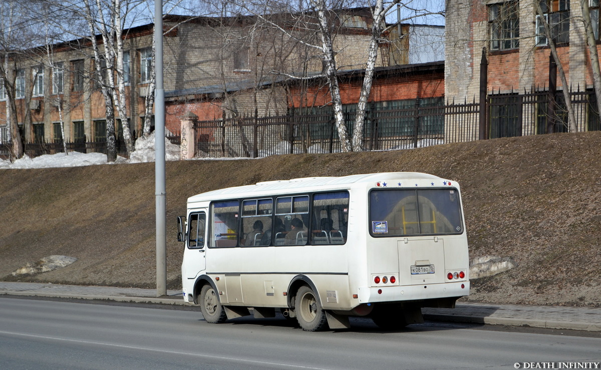 Томская область, ПАЗ-32054 № К 081 ВО 70