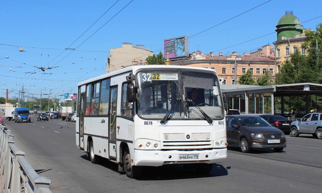 Санкт-Петербург, ПАЗ-320402-05 № 8878