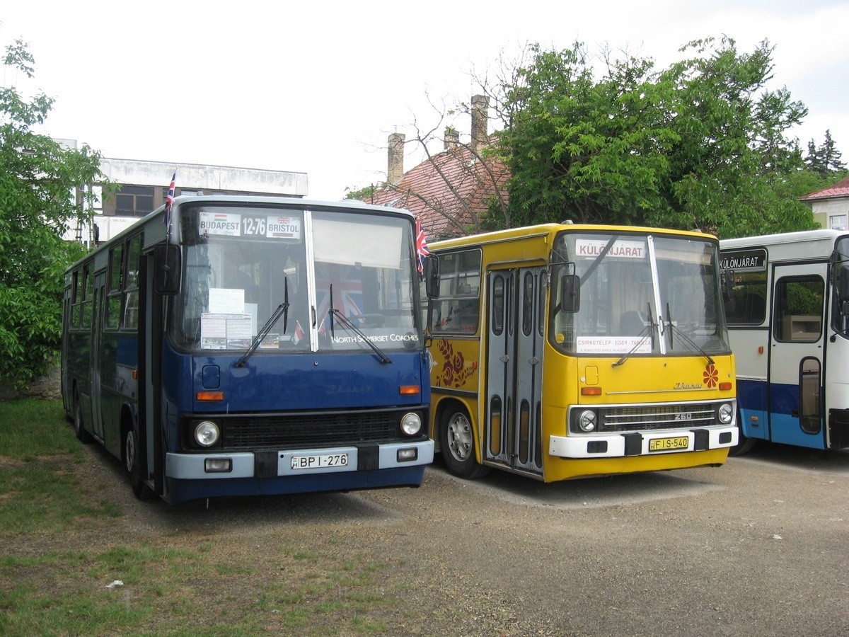 Jungtinė Karalystė, Ikarus 260.45 Nr. 12-76; Vengrija, Ikarus 260.00 Nr. FIS-540; Vengrija — II. Nemzetközi Ikarus Találkozó, Tapolca (2018)