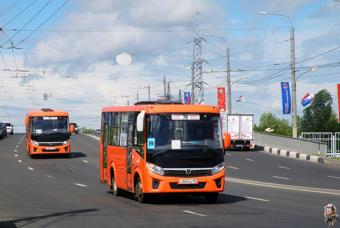 Nizhegorodskaya region, PAZ-320405-04 "Vector Next" # О 369 ХА 152