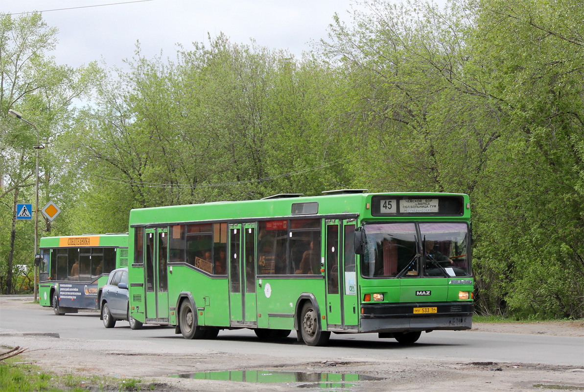 Novosibirsk region, MAZ-104.021 č. МУ 533 54