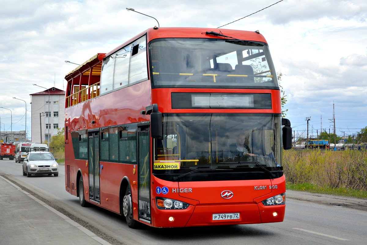 Тюменская область, Higer KLQ6109GS № Р 749 РВ 72