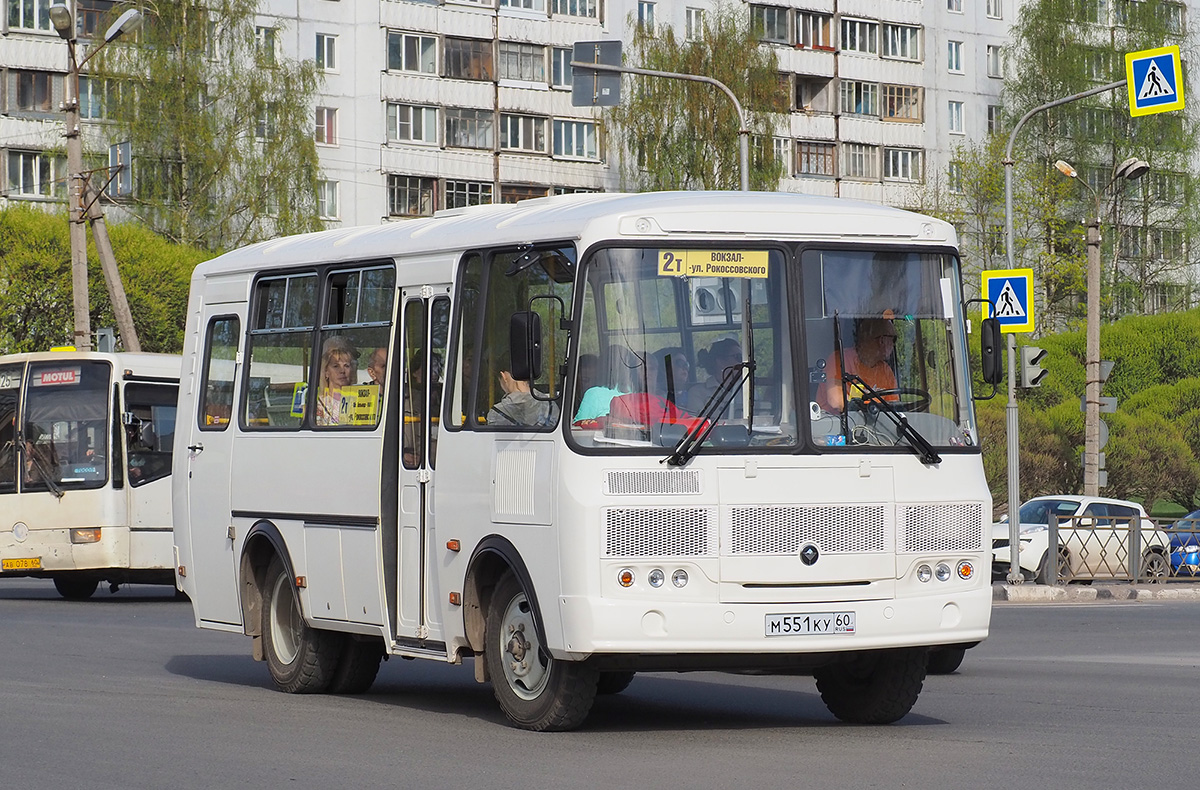 Псковская область, ПАЗ-32053 № М 551 КУ 60