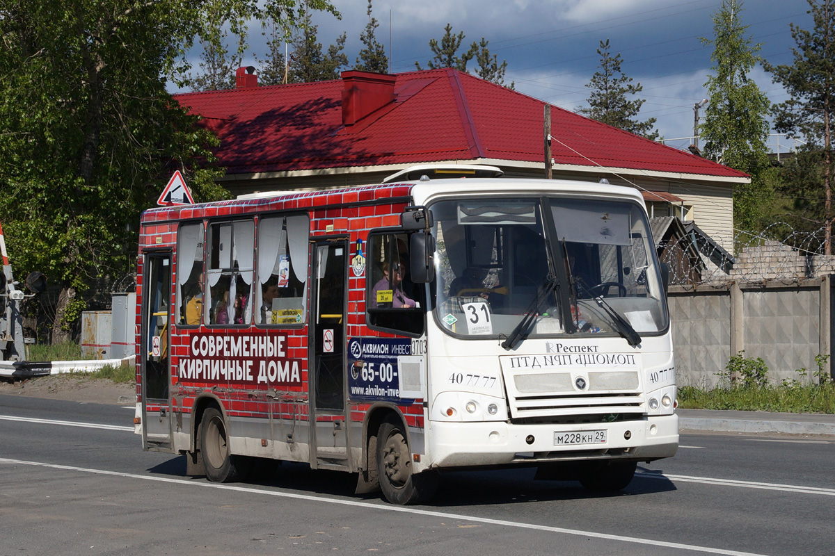 Архангельская область, ПАЗ-320302-08 № 3703