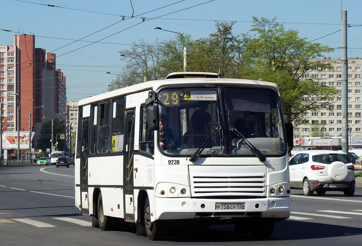 Санкт-Петербург, ПАЗ-320402-05 № 9239