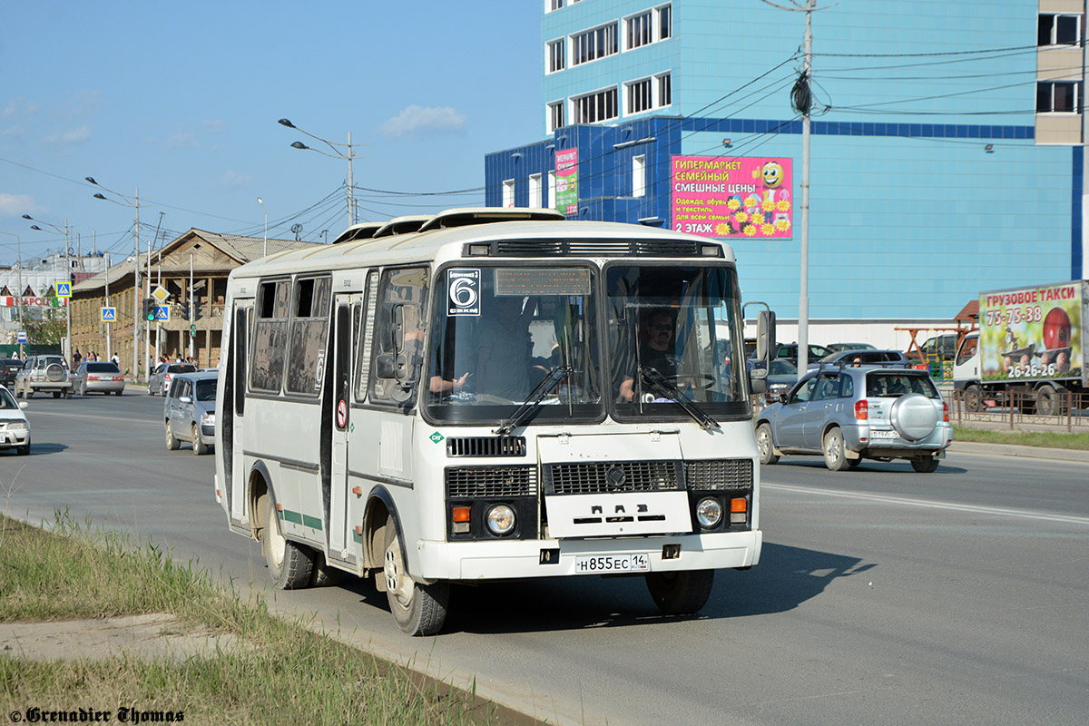 Саха (Якутия), ПАЗ-32051-110 № Н 855 ЕС 14