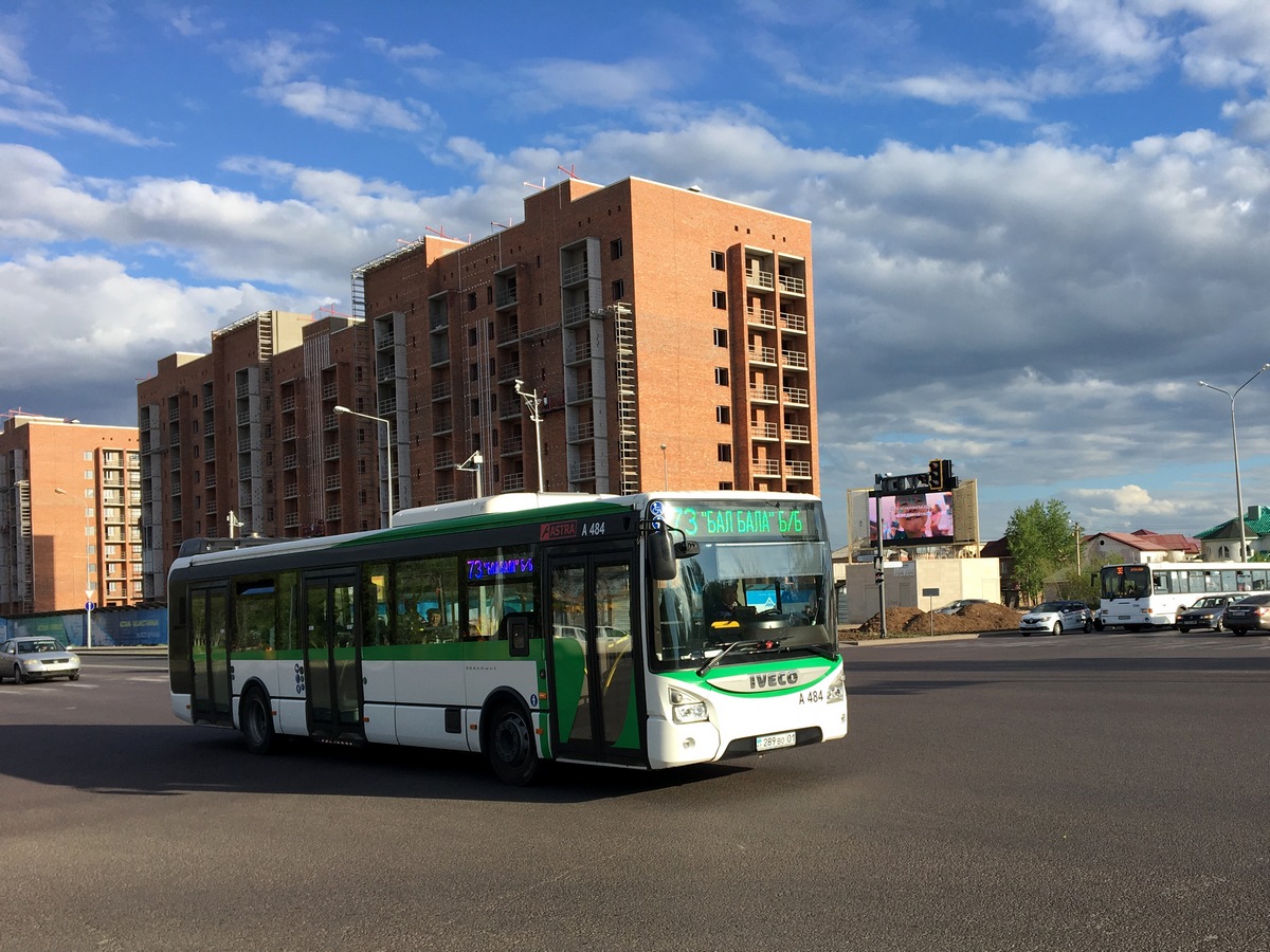 Астана, IVECO Urbanway 12M (СарыаркаАвтоПром) № A484