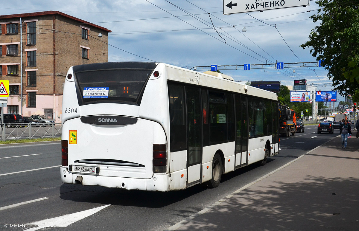 Санкт-Петербург, Scania OmniLink I (Скания-Питер) № 6304