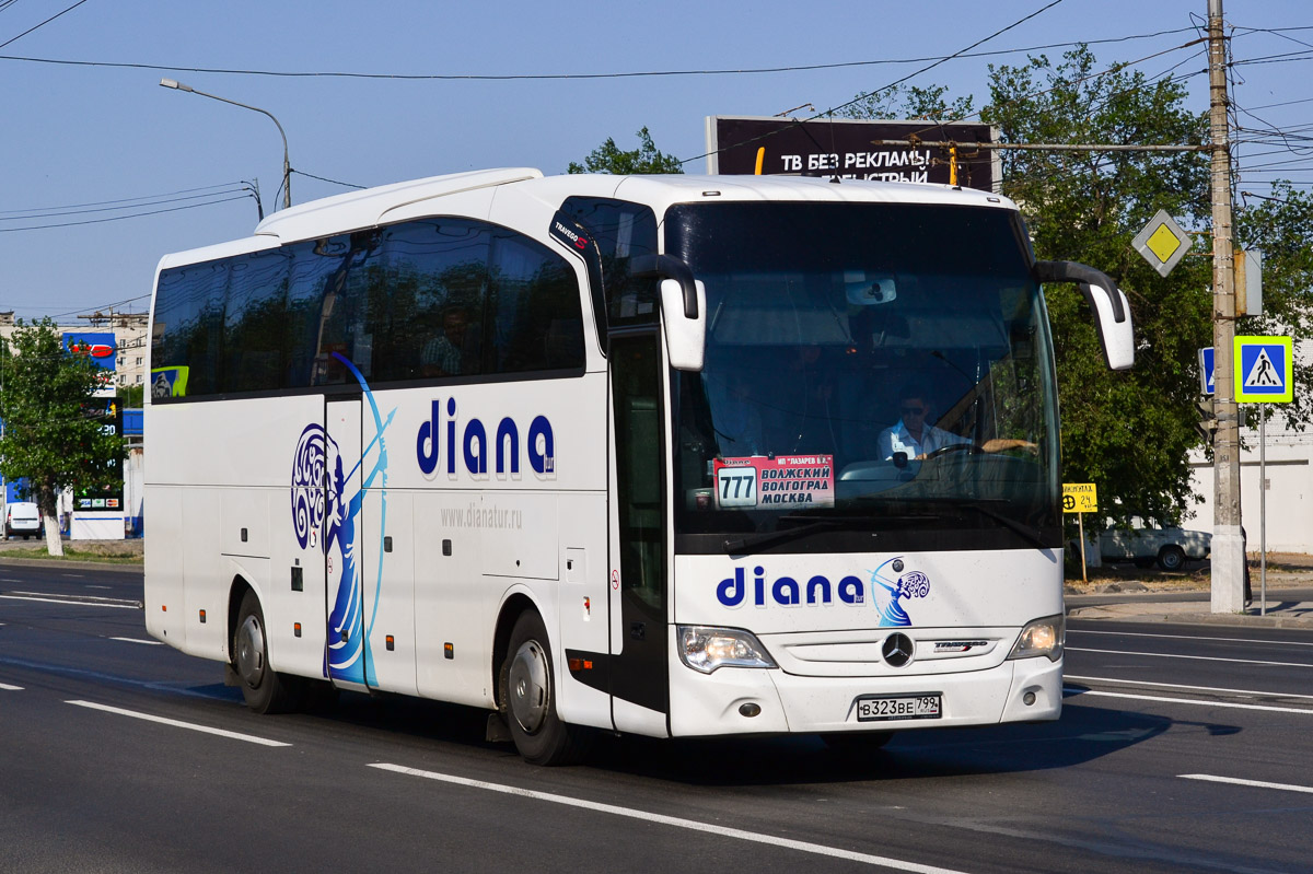 Волгоградская область, Mercedes-Benz Travego II SHD 15SHD facelift № В 323  ВЕ 799 — Фото — Автобусный транспорт