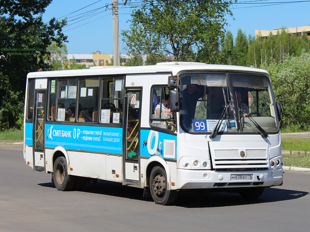 Ярославская область, ПАЗ-320412-04 № М 838 ВО 76