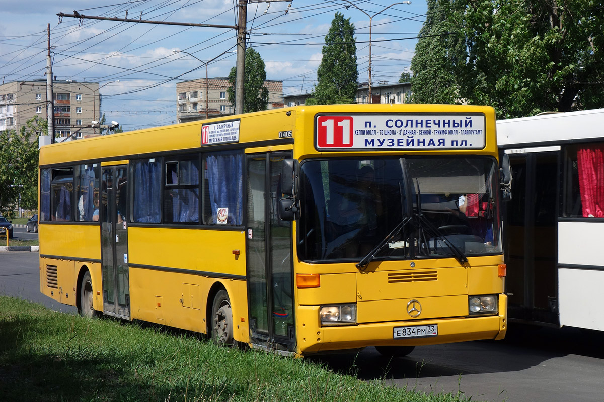 Саратовская область, Mercedes-Benz O405 № Е 834 РМ 33