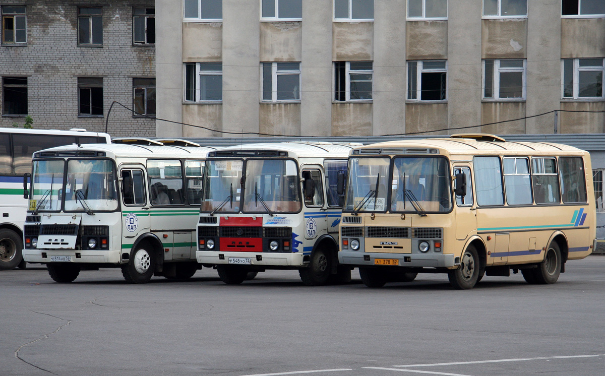 Нижегородская область, ПАЗ-32053 № О 514 АВ 52; Нижегородская область, ПАЗ-32053 № Р 548 УО 52; Нижегородская область, ПАЗ-32053 № АТ 378 52