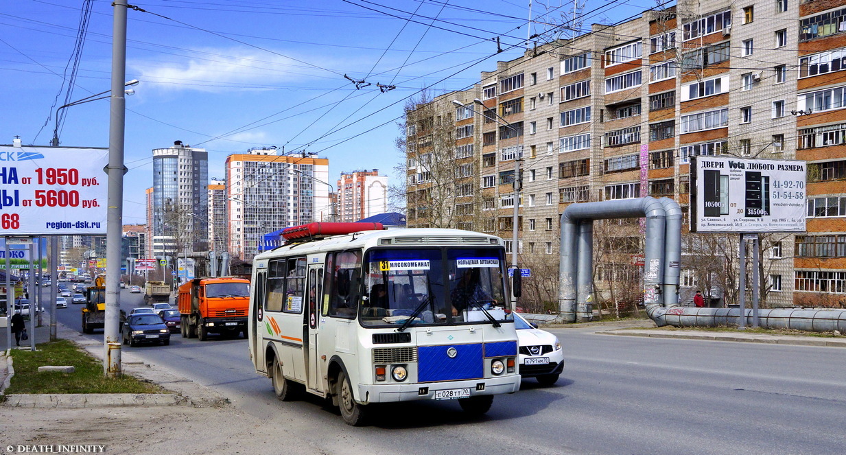 Томская область, ПАЗ-32054 № Е 028 ТТ 70