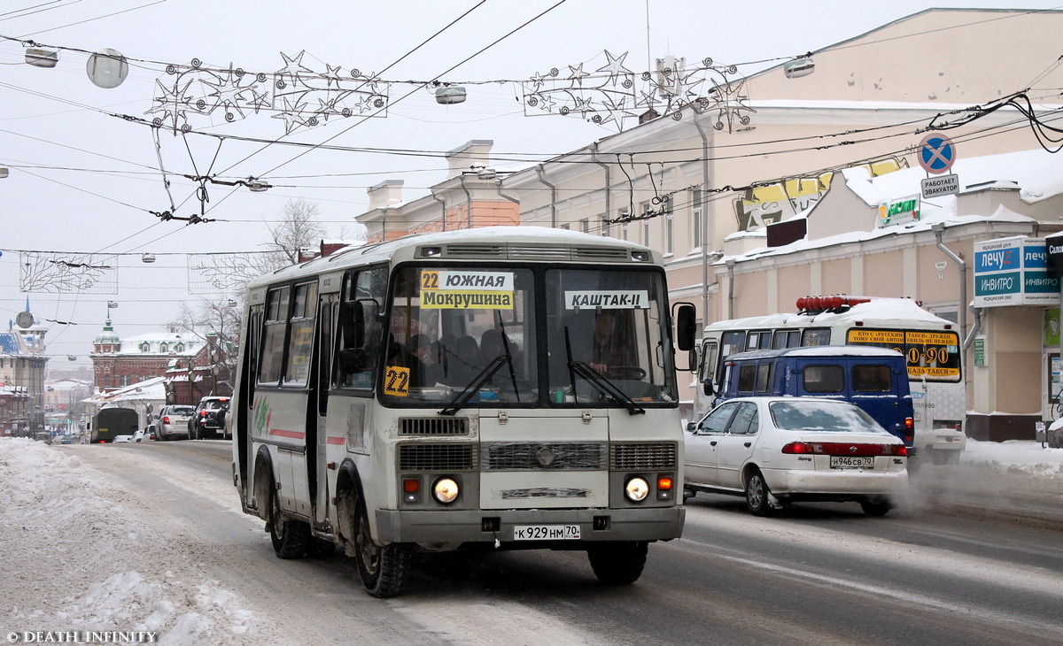 Томская область, ПАЗ-32054 № К 929 НМ 70