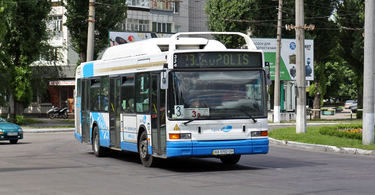 Poltava region, Heuliez GX217 GNV Nr. AA 0702 OH