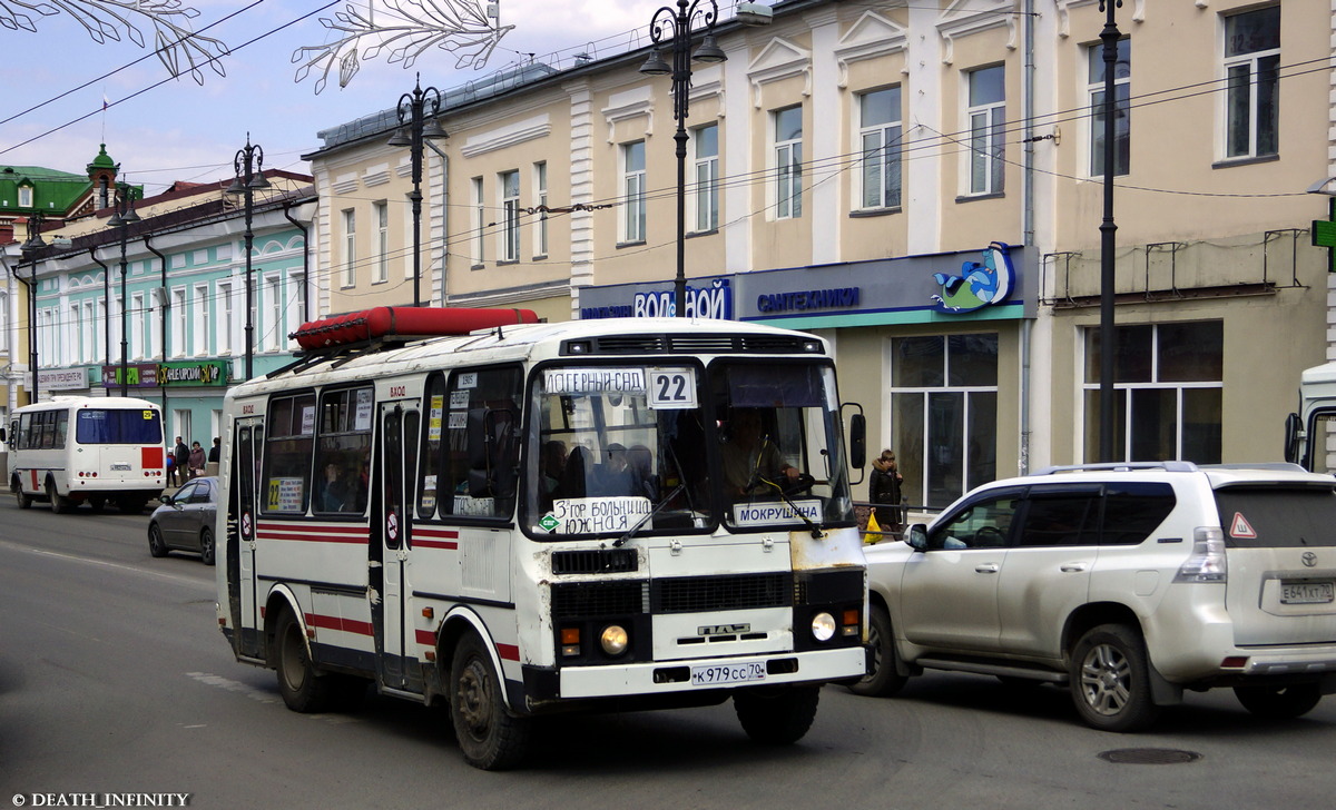 Томская область, ПАЗ-32054 № К 979 СС 70