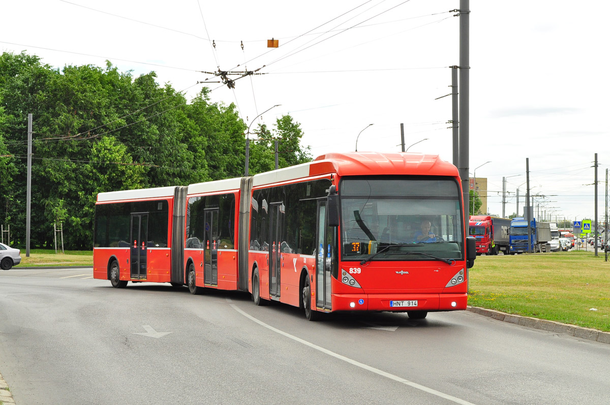 Литва, Van Hool New AGG300 № 839