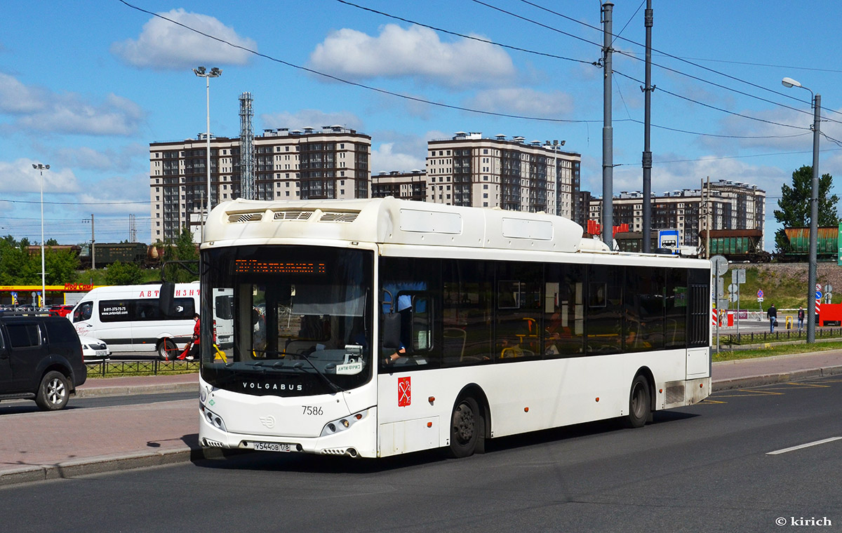 Санкт-Петербург, Volgabus-5270.G2 (CNG) № 7586