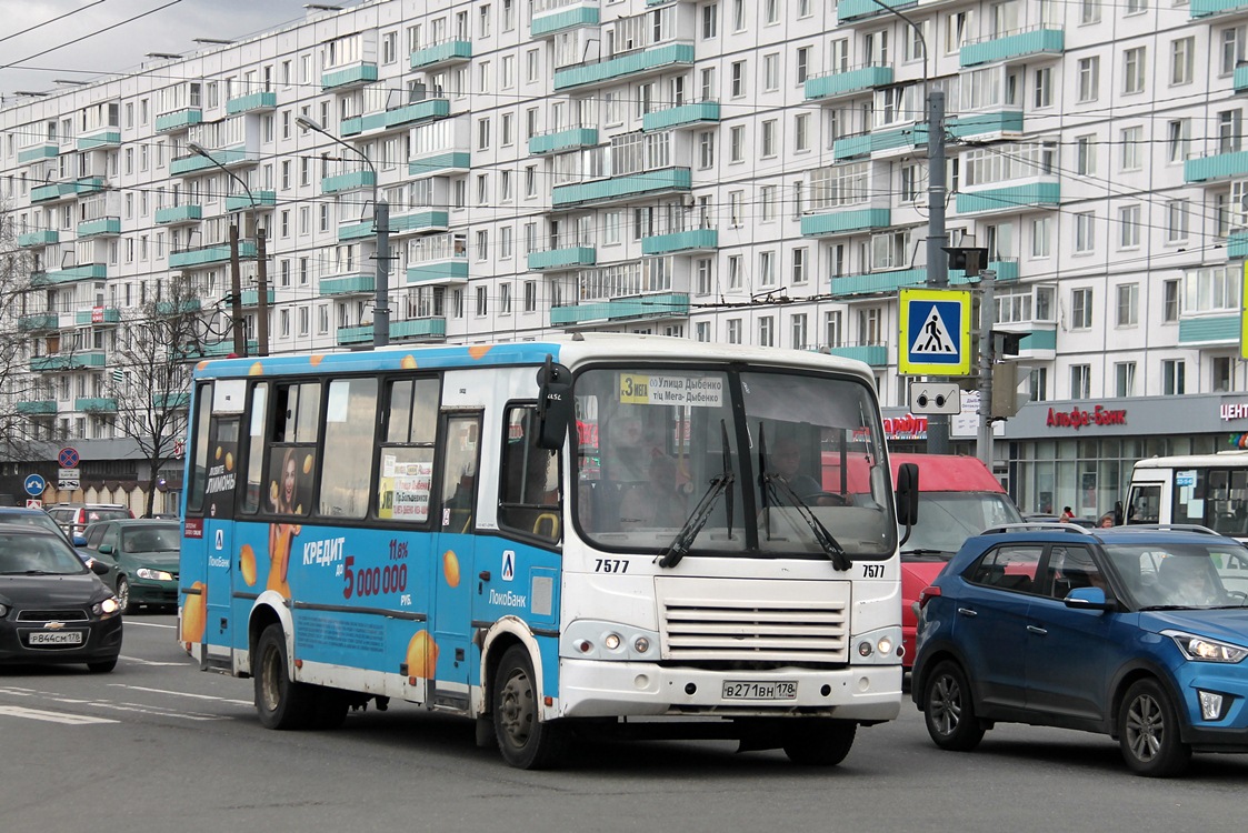 Санкт-Петербург, ПАЗ-320412-05 № 7577