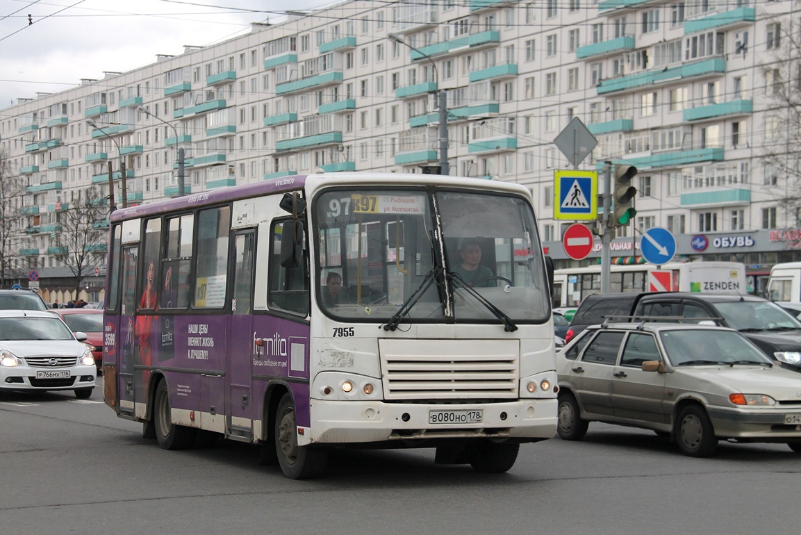 Санкт-Петербург, ПАЗ-320402-05 № 7955