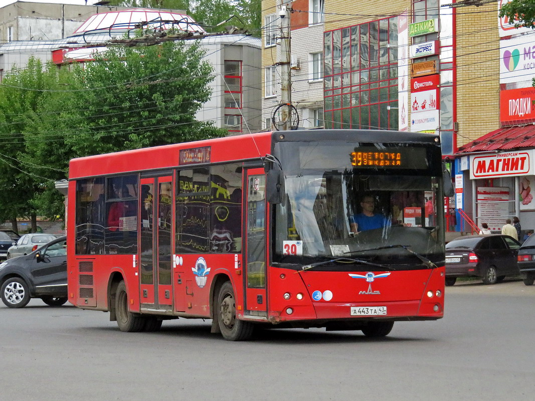 Кировская область, МАЗ-206.068 № А 443 ТА 43