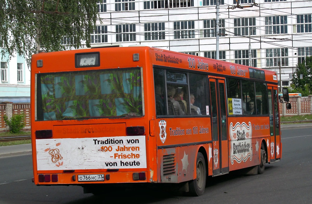 Vladimir region, Mercedes-Benz O405 č. О 766 НС 33