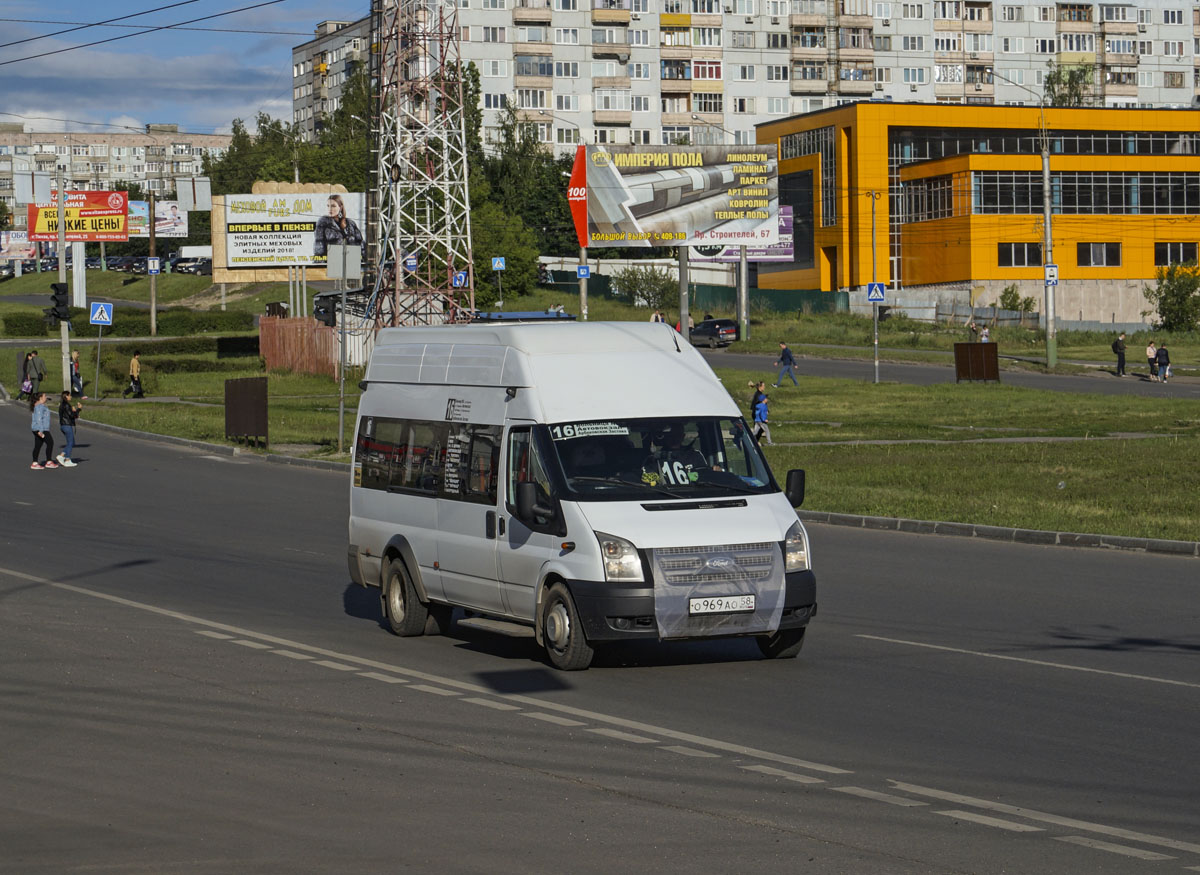 Пензенская область, Нижегородец-222709  (Ford Transit) № О 969 АО 58