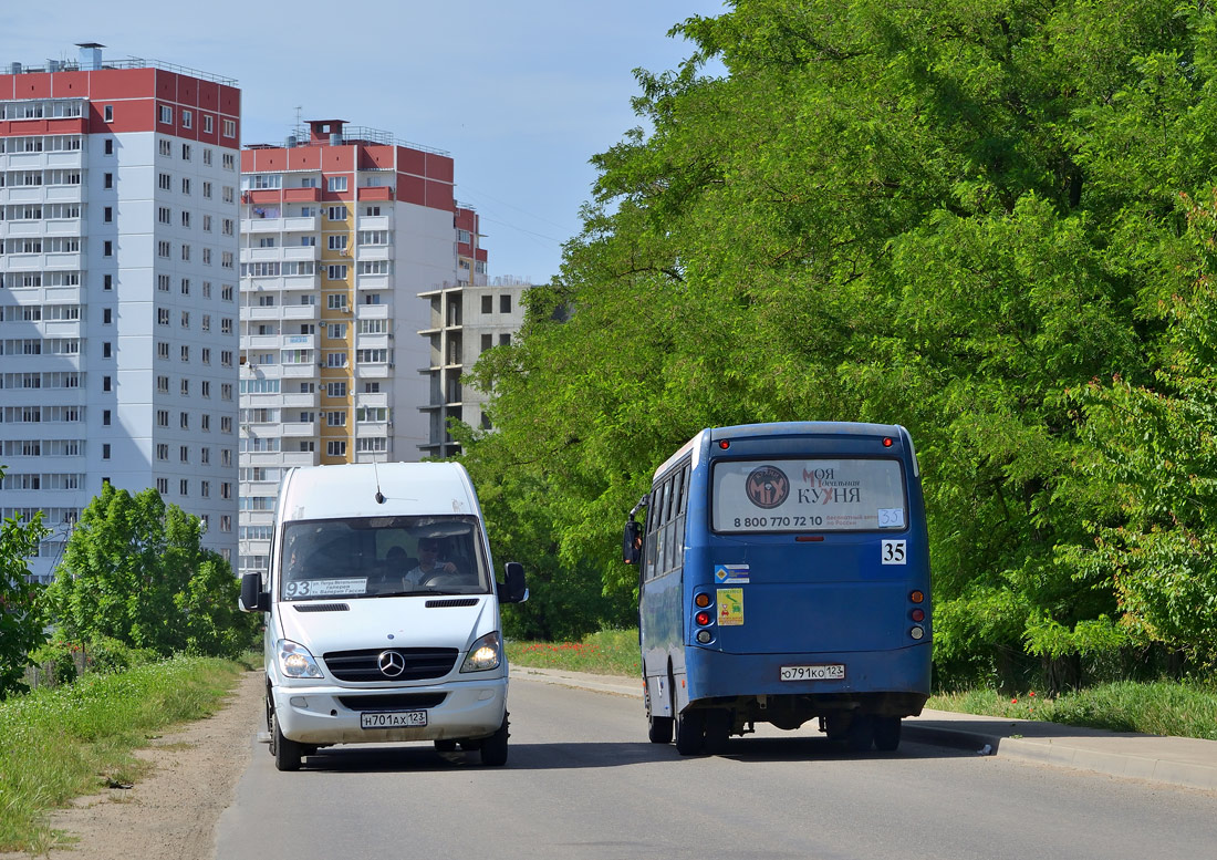 Краснодарский край, Луидор-22360C (MB Sprinter) № Н 701 АХ 123; Ростовская область, Real № 002102