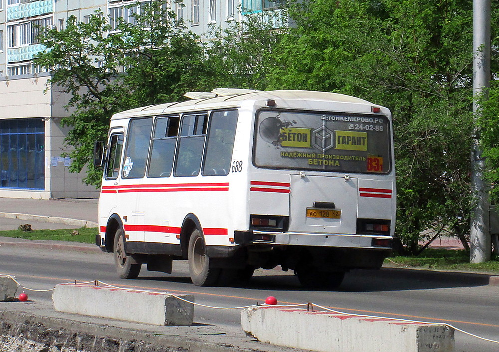 Кемераўская вобласць-Кузбас, ПАЗ-32053 № 688